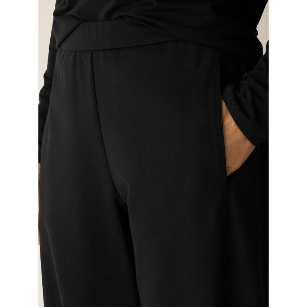 Eileen Fisher Lantern Pants Black Washable Flex Ponte XL - Picture 3 of 13